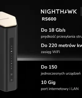 Alternative view of Netgear Router WiFi 7 BE18000 RS600