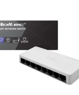 Qoltec Nrtwork SWITCH 8xRJ45 port 100Mbps LAN