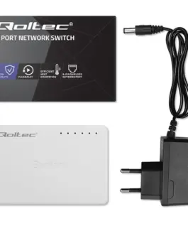 Qoltec Network SWITCH 5xRJ45 port 1000Mbps LAN