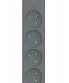 Tracer Power Line+ mobile ready surge protector power strip 1.5m (4 sockets + 3x USB A 5V 2.4A)