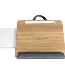 Techly Лаптоп stand for lap soft padding extendable мишка shelf 410x335mm