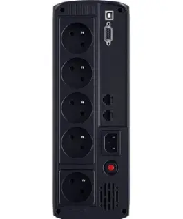 Alternative view of UPS CyberPower UPS AVR, 1600VA/960W, Line-Interactive, LCD display, 4x Schuko, Runtime at 480W ( min ):11, Surge and Spike protection; VP1600ELCD