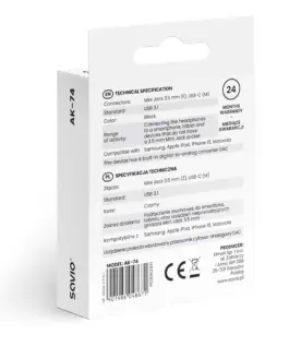 Savio адаптер audio USB-C Jack 3
