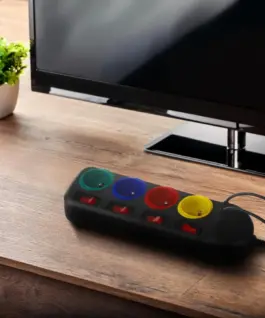 Maclean Power strip 4 sockets 1