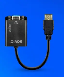 Savio HDMI-VGA адаптер AK-76 with audio