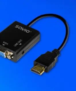 Savio HDMI-VGA адаптер AK-76 with audio