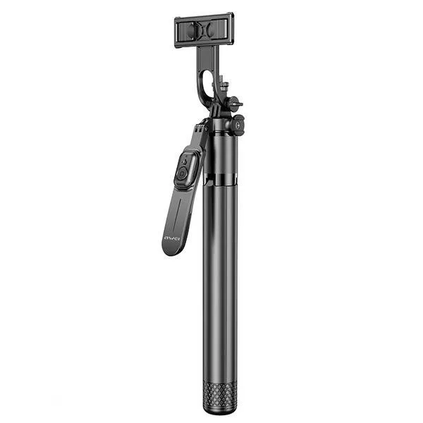 AWEI Universal selfie stick aluminium черен