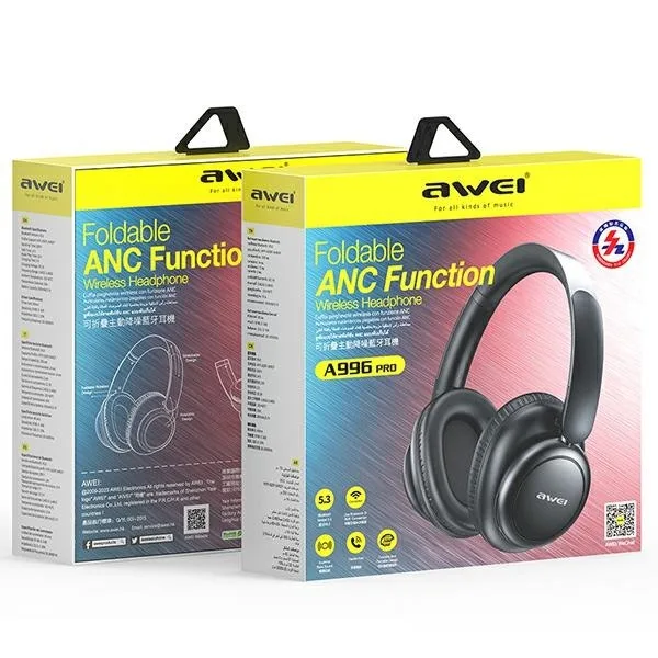 AWEI Bluetooth слушалки A996 Pro ANC - Image 2