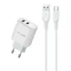 AWEI зарядно GaN 225W PD81T 225W + USB-C кабел