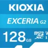 Kioxia памет card microSD 128GB Gen2 UHS-I U3 V30 адаптер Exceria