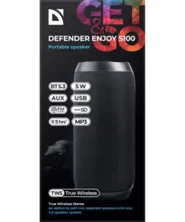 Defender BLUETOOTH SPEAKER ENJOY S100 черен