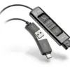 POLY адаптер DA85 USB to QD черен 786C7AA