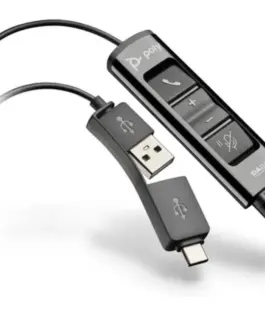 POLY адаптер DA85 USB to QD черен 786C7AA