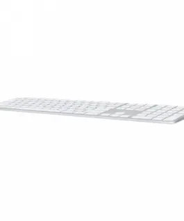 Apple Magic клавиатура with Touch ID and Numeric Keypad for Mac models with Apple silicon – US English – бял