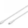 Digitus Lightning to USB-C кабел AK-600110-010-W