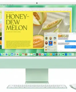 Apple iMac 24 inch: M4 10/10 16GB 256GB SSD - зелен