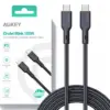 AUKEY AUKEY CB-KCC101 Nylon C able USB C - USB C 1m