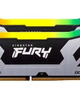 Kingston памет DDR5 Fury Renegade RGB 48GB(2*24GB)/8400 CL40 silver