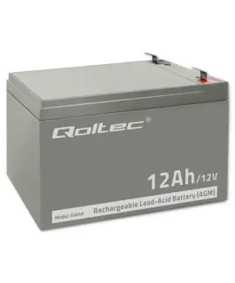 Qoltec AGM battery 12V 12Ah