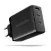 AXAGON ACU-DPQ100 GaN 3xport мрежово зарядно 100W черен