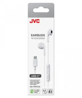JVC Earphones HA-FR17UC бял