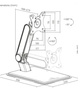 Maclean Maclean touch screen stand