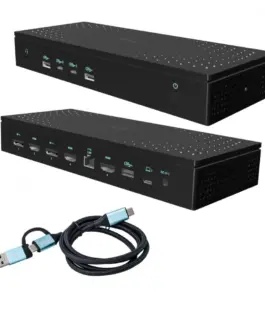 i-tec Universal 5x 4K/60Hz Display Docking Station + Power Delivery 100W