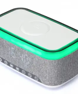 Gembird Digital Alarm Clock with Wireless Charging