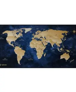 Natec подложка за мишка WOLRD DEEP син 800X400
