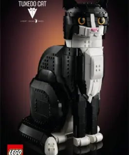 LEGO Blocks Ideas Tuxedo Cat