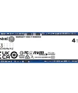 Kingston NV3 4TB M.2 2280 PCI-e 4.0 NVMe 6000/5000 SSD