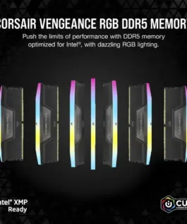 Alternative view of Corsair памет DDR5 Vengeance RGB 64GB/6400 (2*32GB) C32 Intel XMP