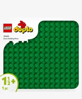 LEGO DUPLO 10460 зелен Building Plate