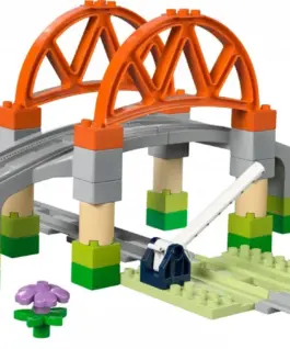 LEGO DUPLO 10426 Train Bridge and Tracks Expansion Set
