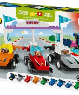 LEGO DUPLO 10445 F1 Team Race Cars & Drivers