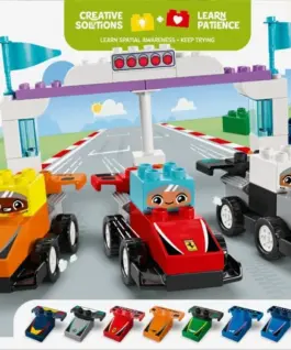 LEGO DUPLO 10445 F1 Team Race Cars & Drivers