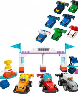 LEGO DUPLO 10445 F1 Team Race Cars & Drivers