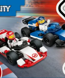 LEGO City 60464 F1 Williams Racing & Haas F1 Race Cars