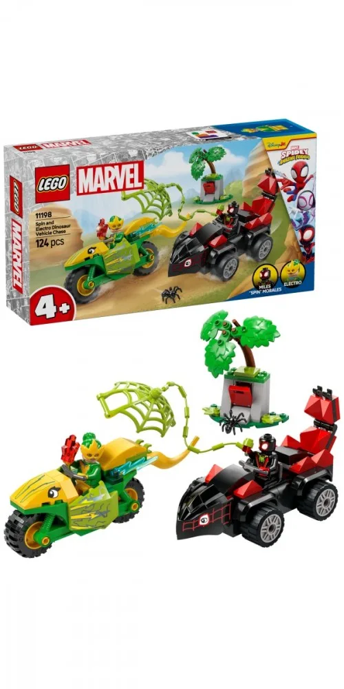 LEGO SPIDEY 11198 Spin and Electro Dinosaur Vehicle Chase - Image 5