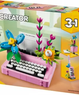 Alternative view of LEGO Blocks Creator 31169 Typewriter with Flowers