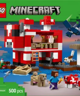 LEGO Bricks Minecraft 21270 The Mooshroom House