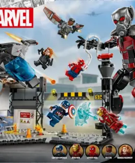 LEGO Blocks Super Heroes 76314 Captain America: Civil War Action Battle