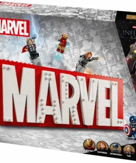 LEGO Blocks Super Heroes 76313 MARVEL Logo & Minifigures
