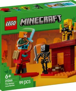 LEGO Minecraft 21266 The Nether Lava Battle