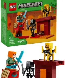 LEGO Minecraft 21266 The Nether Lava Battle