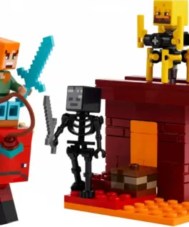 LEGO Minecraft 21266 The Nether Lava Battle