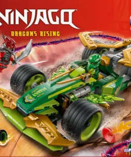 LEGO Blocks Ninjago 71828 Lloyds Pull-Back Race Car