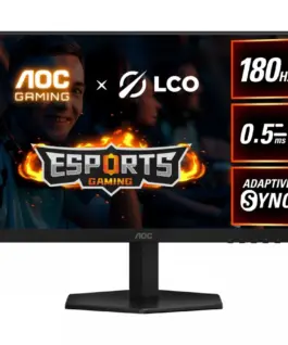 AOC Monitor 24G42E 23.8 inches 180Hz Fast IPS HDMI DP