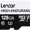 Lexar microSD High Endurance памет card 128GB C10 A1 U1 V30 100/45MB/s