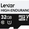 Lexar памет card microSD High Endurance 32GB C10 A1 U1 V10 100/30MB/s